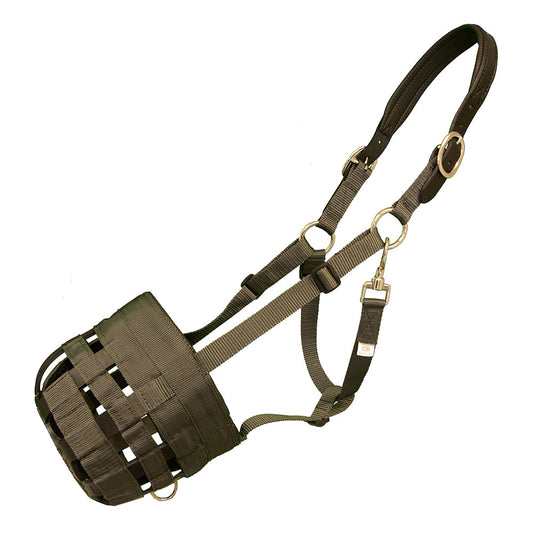 Best Friend Deluxe Grazing Muzzle with Leather Crown